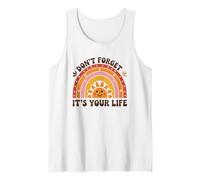 No Olvides Que es tu Mensaje Positivo de Vida Camiseta sin Mangas