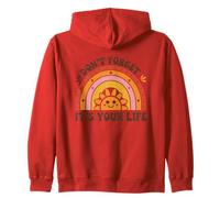 No Olvides Que es tu Mensaje Positivo de Vida Sudadera con Capucha
