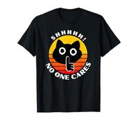 No One Cares Funny, Shhh No One Cares Camisa, Camiseta sarcástica Camiseta