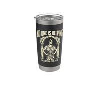 No One is Helping Martha 30 A.D Bible Christian Humor Vaso térmico de acero inoxidable de doble pared