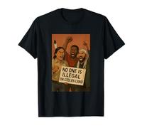 No One is Illegal on Stolen Land. America Africa Palestine Camiseta