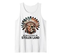 No One is Illegal on Stolen Land - Native American Roots Camiseta sin Mangas