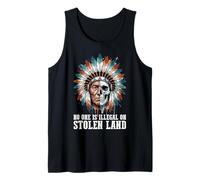 No One is Illegal on Stolen Land - Native American Roots Camiseta sin Mangas
