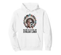 No One is Illegal on Stolen Land - Native American Roots Sudadera con Capucha