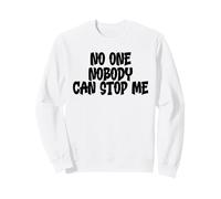 No One Nobody Can Stop Me (Negro) Binnie Bias Karma Design Sudadera