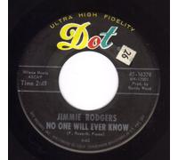 No One Will Ever Know/Because (VG 45 rpm)