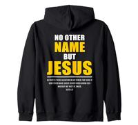 No Other Name But Jesus - Acts 4:12 Christian Bible Verse Sudadera con Capucha