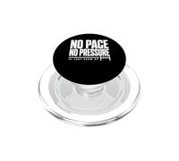 No Pace No Pressure Just Show Up Frase Running PopSockets PopGrip para MagSafe