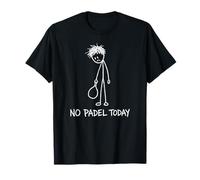 No Padel Today - Figura Divertida de Palo Triste para papá Camiseta