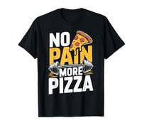 No Pain More Pizza Fitness - Diseño con Texto en alemán Camiseta
