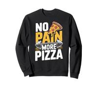No Pain More Pizza Fitness - Diseño con Texto en alemán Sudadera
