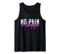 No Pain No Champagne Sport Fitness Training Motivation Camiseta sin Mangas