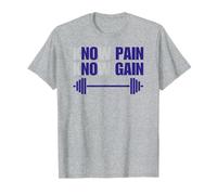 No Pain No Gain I Motivation Training Sweat Camiseta