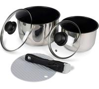 No Palo Acampada Cocina Set Con Desmontable Mango Como Cacerola Ollas Apilador