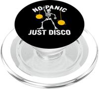 No Panic Just Disco Funny Skeleton Dancing Goth EMO Funny PopSockets PopGrip para MagSafe