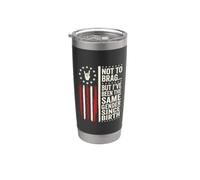 No para presumir, pero he sido del mismo sexo desde que nací Vaso térmico de acero inoxidable de doble pared