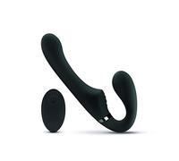 No-Parts - Consolador vibrador Avery sin tirantes con correa - con control remoto inalámbrico - 22 cm