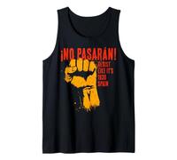 No Pasarán Antifascista Resist 2026 Español Camiseta sin Mangas