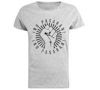 No Pasaran Camiseta De Manga Corta De Mujer Gris