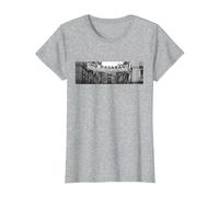 No pasarán Madrid - Reivincativa y Republicana Camiseta, Mujer, Gris Jaspeado, XXL