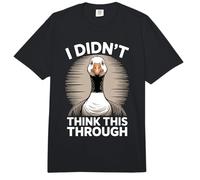 No pensé en Esto a través de Funny Goose Meme Comfort Colors Adult Heavyweight T-Shirt