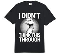 No pensé en Esto a través de Funny Goose Meme Comfort Colors Adult Heavyweight T-Shirt