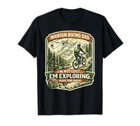 No perdido Estoy explorando por Favor envía bocadillos MTB Camiseta