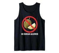 NO PERMITIAN Durian Tailandia Tailandia Bangkok Chiang MAI KOH Samui Camiseta sin Mangas