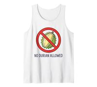 NO PERMITIAN Durian Tailandia Tailandia Bangkok Chiang MAI KOH Samui Camiseta sin Mangas