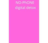 NO-PHONE Digital Detox: Quaderno A5 per Schizzi e Disegni - Album Bianco per Bambini Creativi al Ristorante e in Viaggio: 50 pagine bianche,libere,ideale per disegno e note "Pink"