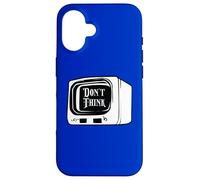 No pienses Ver televisión Adoctrinamiento Control Mental Conspiración Carcasa para iPhone 16