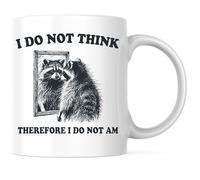 No Pienso, Luego No Existo Taza De Café Con Asa Tazas De Desayuno Chic Taza Para Bebidas Frías Y Calientes Escuela Oficina 330Ml