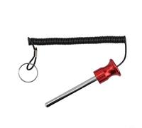 No pierdas más alfileres fiables de aleación de aluminio magnéticos con cordones de seguridad integrados en el gimnasio (10 x 100 mm)