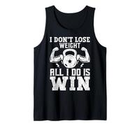 No pierdo Peso Todo lo Que Hago es Ganar Camiseta sin Mangas
