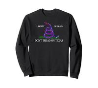 No pises la serpiente cascabel de Texas donde habita la libertad Sudadera