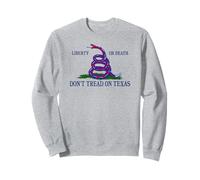 No pises la serpiente cascabel de Texas donde habita la libertad Sudadera
