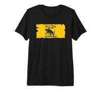 No pises sobre Nosotros Anarquista Gato Negro Gadsden Parodia Camiseta Premium