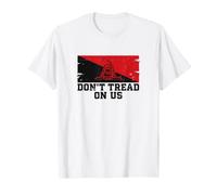 No pises sobre Nosotros | Gadsden Serpiente izquierdista - Grunge Camiseta