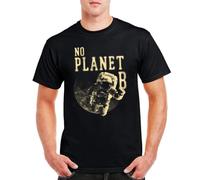 No Planet B T-Shirt Astronaut in Space Searching for Plan B Eco Birthday Gift Black 3XL