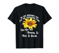 No Prepares You For The Transition from Mama To Mom Camiseta gráfica económica, Hombre, Negro, L