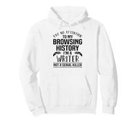 No Preste Atención Navegación Historial Escritor Humor Gráfico Sudadera con Capucha