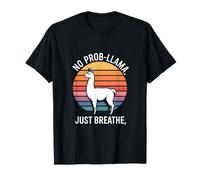 No Prob Llama Solo Respira Camiseta