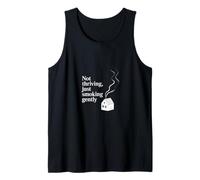 No prosperar, solo fumar suavemente: humor agotado Camiseta sin Mangas