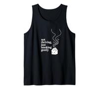 No prosperar, solo fumar suavemente: humor agotado Camiseta sin Mangas