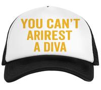 No Puedes Arrestar A Una Diva Gorra De Béisbol Snapback Blanca Unisex Kid White Snapback Children Baseball Cap