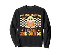No Puedes Asustarme, enseño a un Divertido Profesor de Halloween de Segundo Grado Sudadera