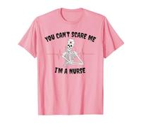 No Puedes Asustarme I'm a Nurse Skeleton Halloween para Enfermeras Camiseta