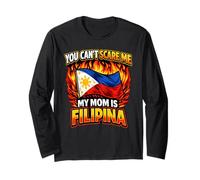 No Puedes Asustarme mi mamá es Filipina Gracioso Filipino Manga Larga