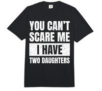 No Puedes Asustarme, Tengo Dos Hijas, Divertido Día del Padre Comfort Colors Adult Heavyweight T-Shirt