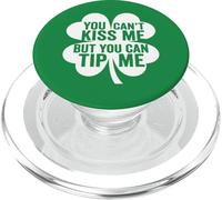 No Puedes besar Pero Puedes darme propina día de San Patricio de Camarera PopSockets PopGrip para MagSafe